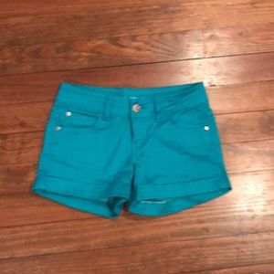 Teal Shorts